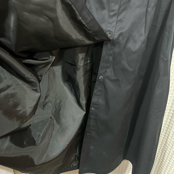 ✔️NEW Merona Black A-Line Dress with Mandarin Collar and Flutter Sleeves - Picture 6 of 8